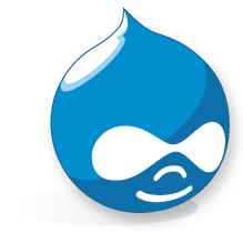 Logo del CMS Drupal